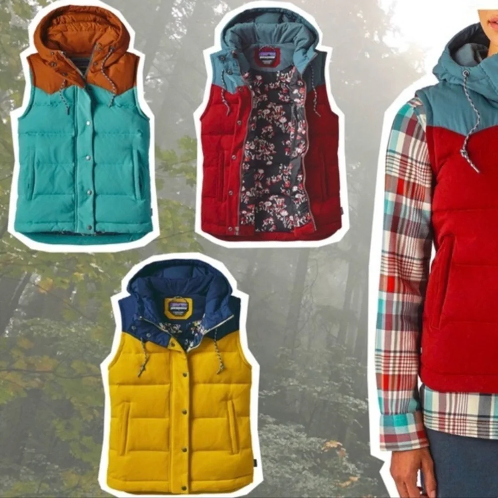 RARE🍄 Patagonia Women's‎ Bivy Hooded Down Vest